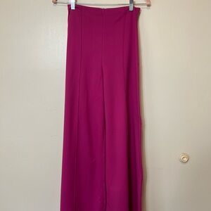 Ripley Radar Women’s Pink Knit Wide Leg Pants. Size Large. NWOT.